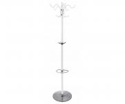 Stojací věšák  do předsíně GLAMOUR bílá 174 cm