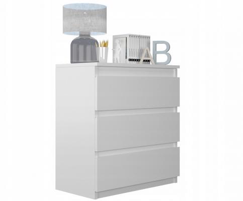 Komoda MALMO 70x40x77cm BÍLÁ