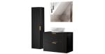 Koupelnová sestava ADEL BLACK ERIS 80cm