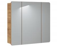 Zrcadlová skříňka ARUBA 80x75 cm, zaoblené rohy