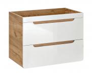 Koupelnová skříňka pod umyvadlo ARUBA WHITE 80 cm