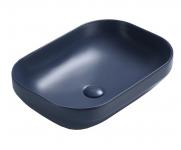 Keramické umyvadlo NELI, modrá, 50 cm