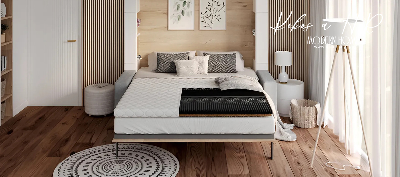 Přistýlka z profilované 7zónové pěny HR H30 +kokos 100x200 cm BLACK 6 cm