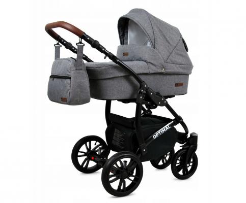 Kočárek 4v1 BabyLux Optimal Grey Flex