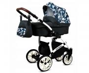 Kočárek 4v1 BabyLux Optimal Grey Moro