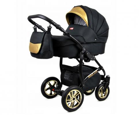 Kočárek 4v1 BabyLux Gold Lux Onyx