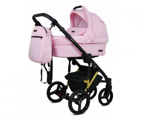 Kočárek 4v1 BabyLux UZO GOLD Sweet Pink