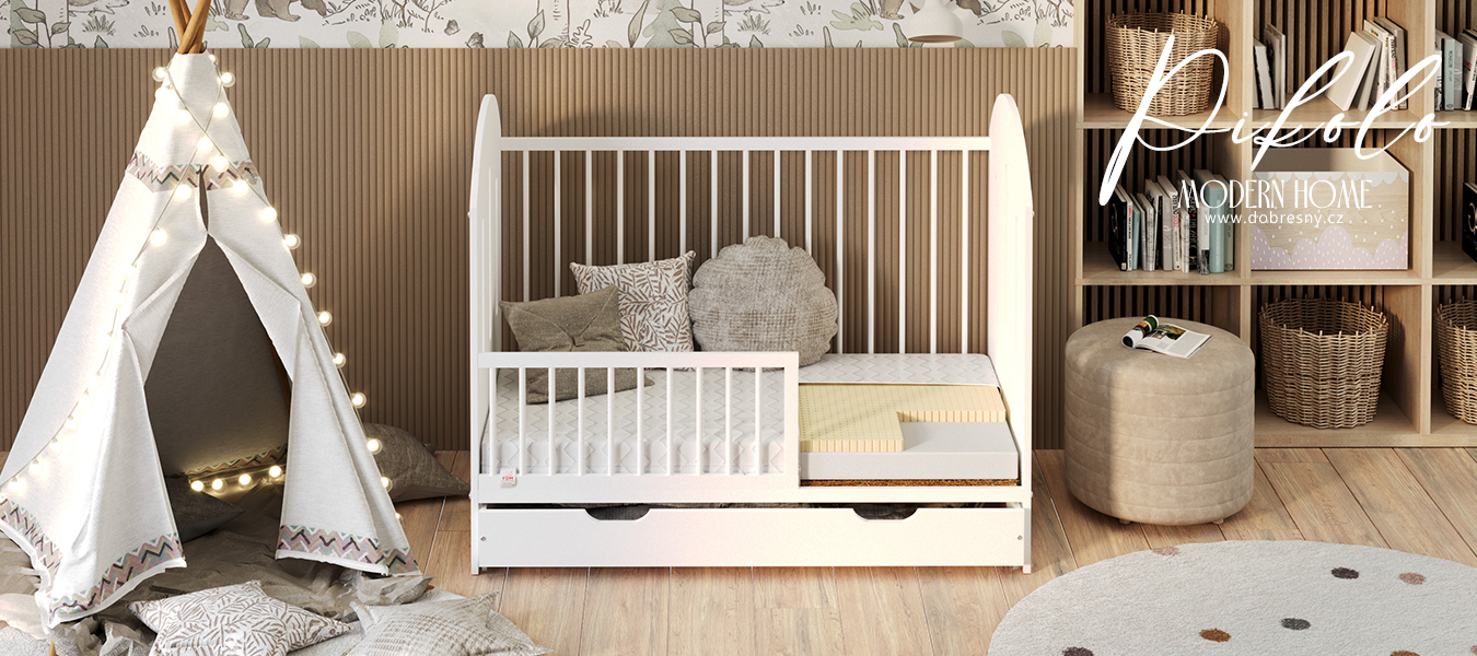 Pěnová matrace PIKOLO 4KIDS s kokosem a latexem 60x120 cm