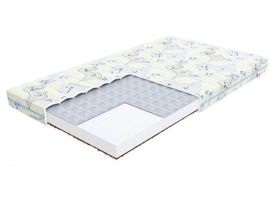 Dětská pěnová matrace MIKI DINO 80x180 cm s pohankou a kokosem 11 cm