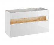 Koupelnová skříňka pod umyvadlo BAHAMA WHITE 120 cm