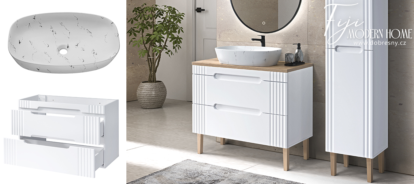 Koupelnová sestava FIJI WHITE SWAN