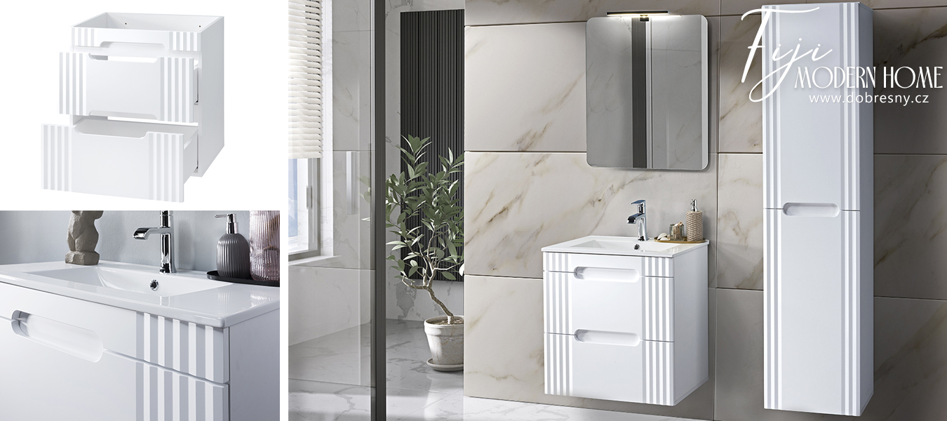 Koupelnová sestava FIJI WHITE LAVA FOUNTAIN