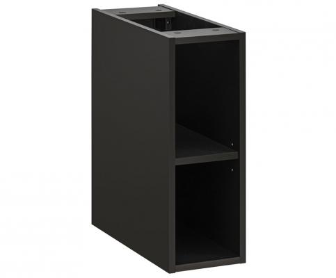 Koupelnový regál pod pracovní desku XILO černý 20cm