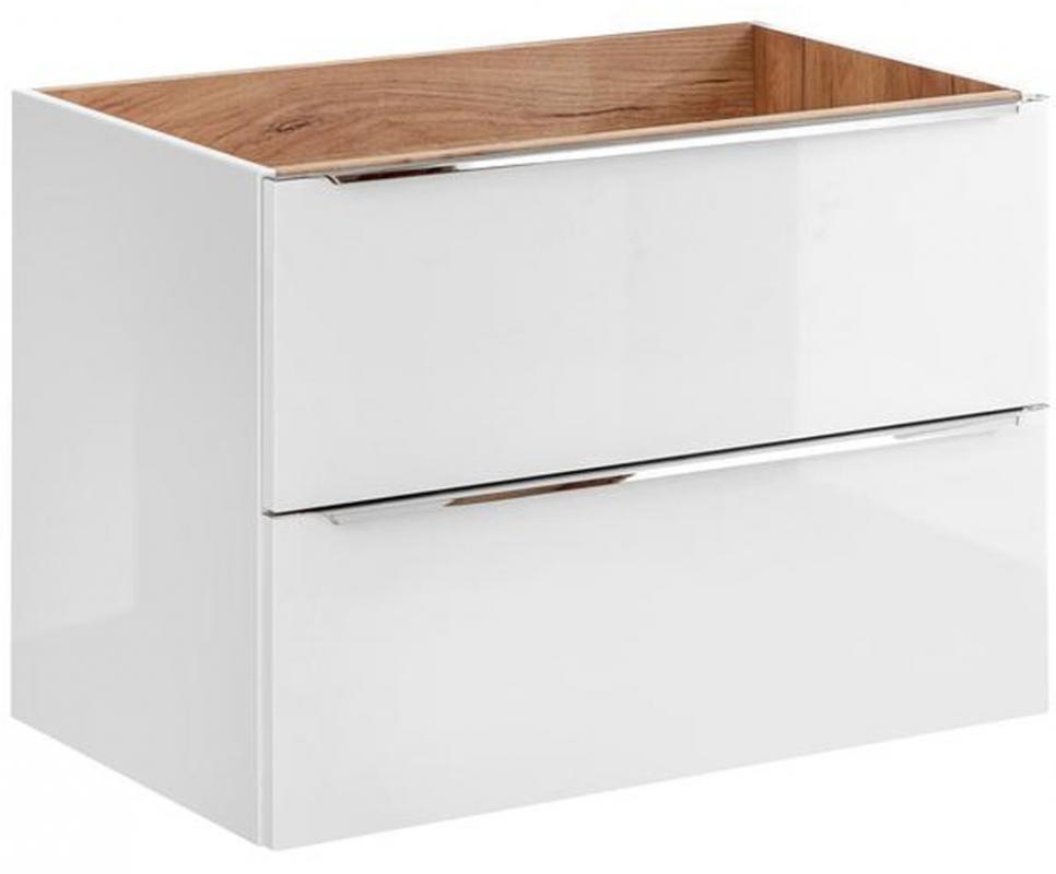 Koupelnová skříňka pod umyvadlo CAPRI WHITE 80 cm