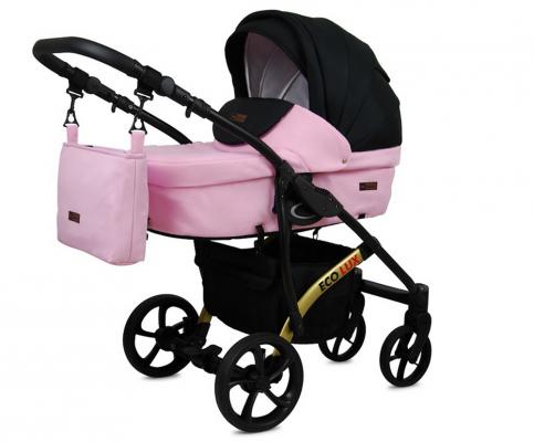 Kočárek 3v1 ECO LUX Sweet Pink