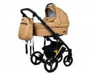 Kočárek 2v1 BabyLux UZO GOLD SAND PEARL