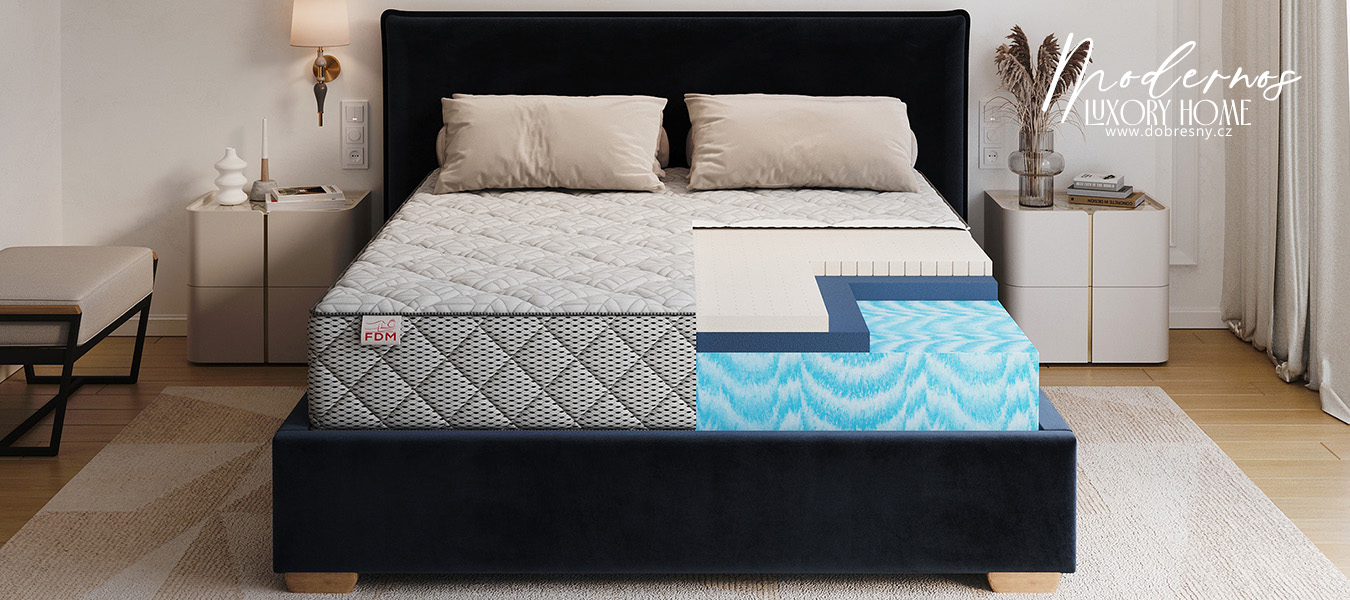 Pěnová matrace MODERNOS NANO 140x200x28cm