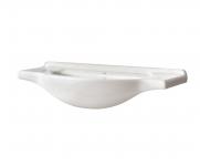 Zápustné keramické umyvadlo CFP 65 cm, bílá-lesklá