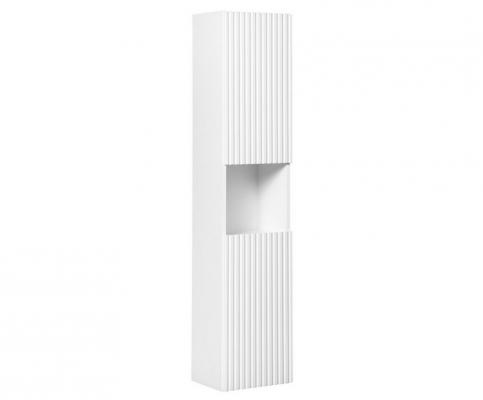 Koupelnová vysoká skříňka NOVA WHITE 140 cm