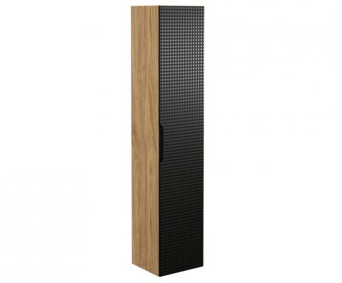 Koupelnová vysoká skříňka LUXOR BLACK 170 cm