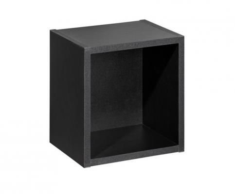 Koupelnový regál kostka NOVA BLACK A 26.7x27.9cm