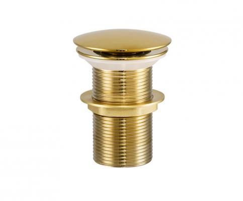 Umyvadlová výpusť click-clack Zlatá-lesklá