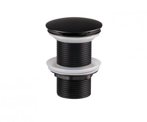 Umyvadlová výpusť click-clack Černá-matná