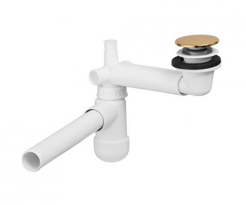 Umyvadlový sifon Preloc 400 zlatý