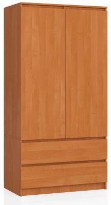 Šatní skříň s otočnými dveřmi 90cm olše