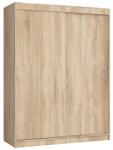 Šatní skřín s posuvnými dveřmi 150 cm MONO dub sonoma