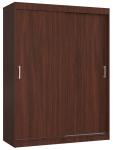 Šatní skřín s posuvnými dveřmi 150 cm MONO wenge