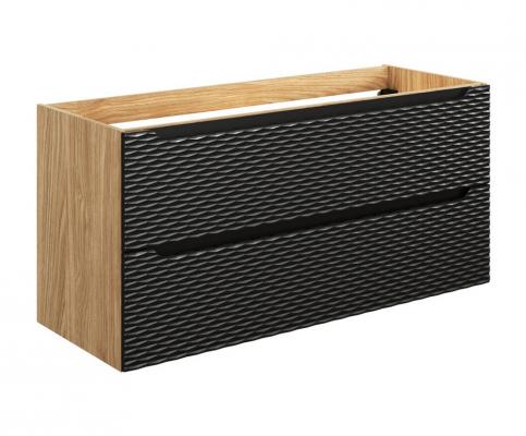 Koupelnová skřínka pod umyvadlo OCEAN BLACK 120 cm