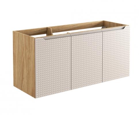 Koupelnová skřínka pod umyvadlo LUXOR BEIGE 120 cm