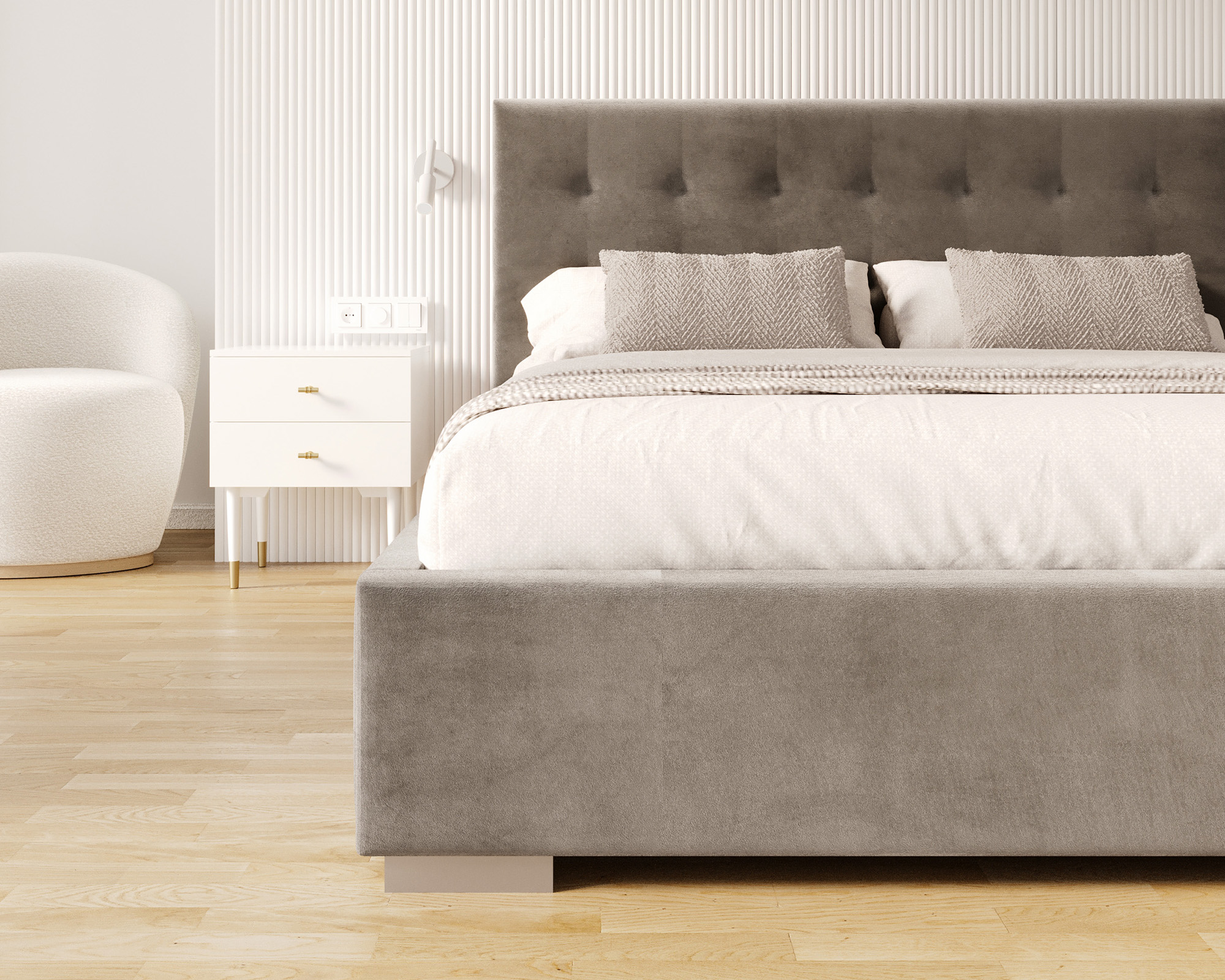 Čalouněná postel LUCERNA 180x200 Grafit Trinity s úložným prostorem kovový rošt