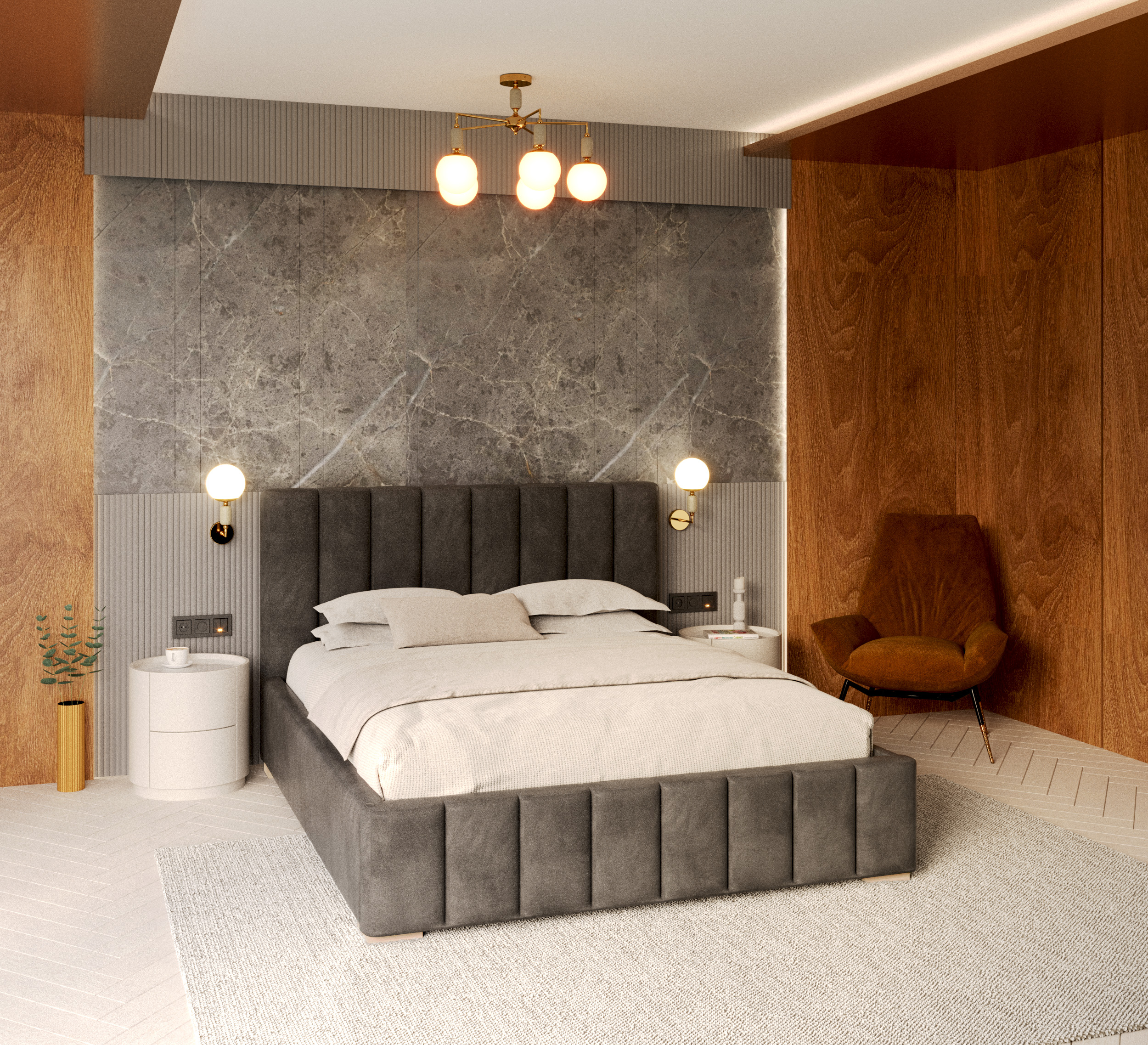 Čalouněná postel AUSTIN 160x200 cm Grafit Trinity s úložným prostorem kovový rošt