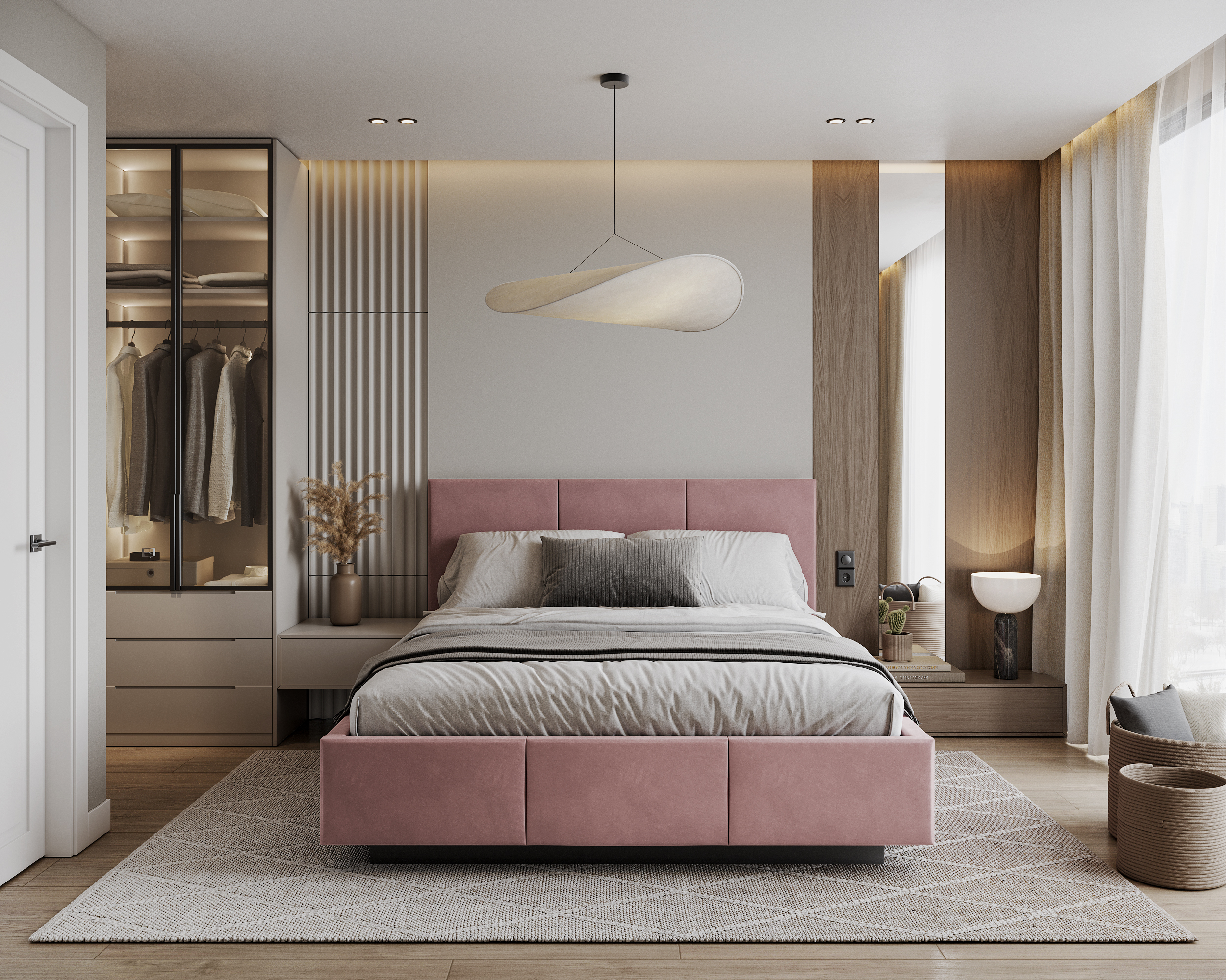 Čalouněná postel AVEIRO 120x200 s kovovým zdvižným roštem PARIS RŮŽOVÁ