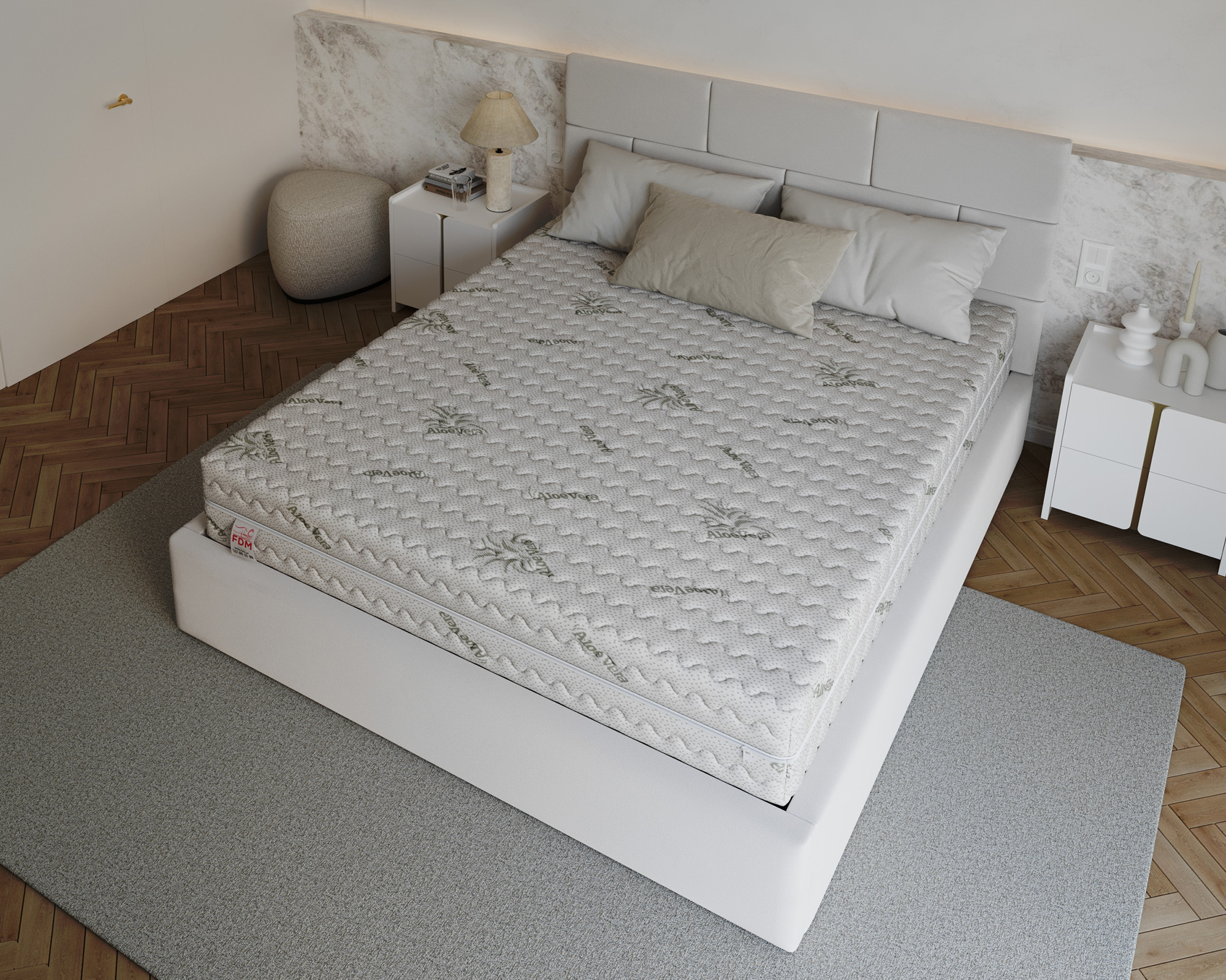 Pěnová matrace BALANCE 120x200 cm 20 cm ALOE VERA