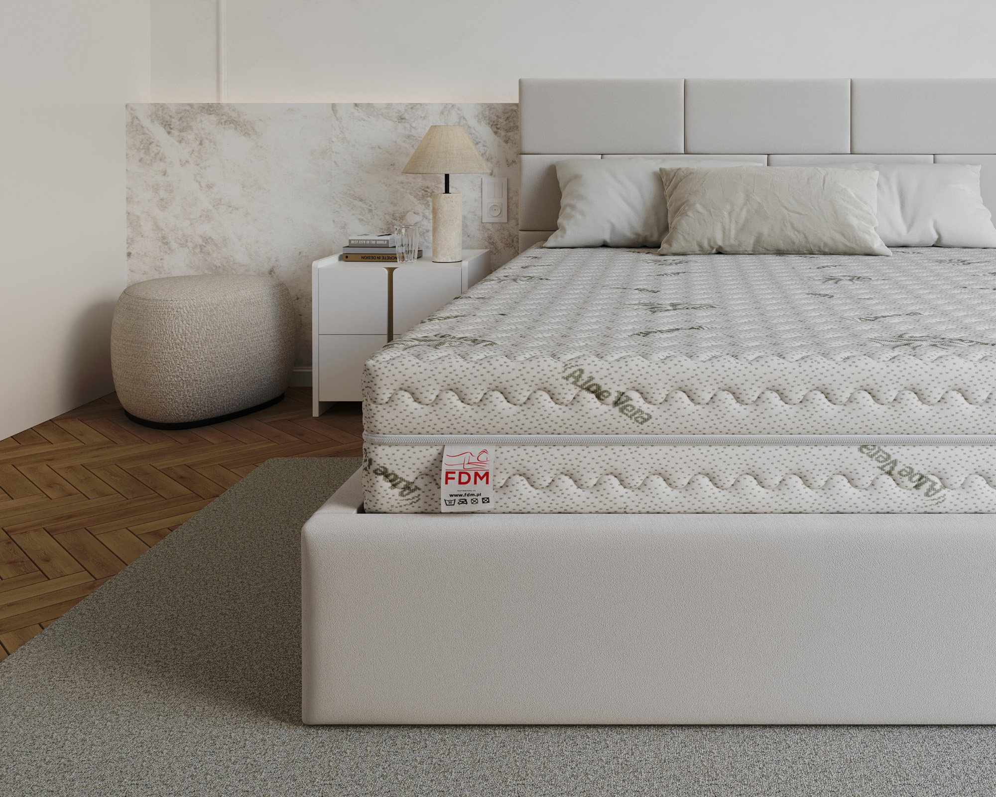 Pěnová matrace BALANCE 160x200 cm 20 cm ALOE VERA