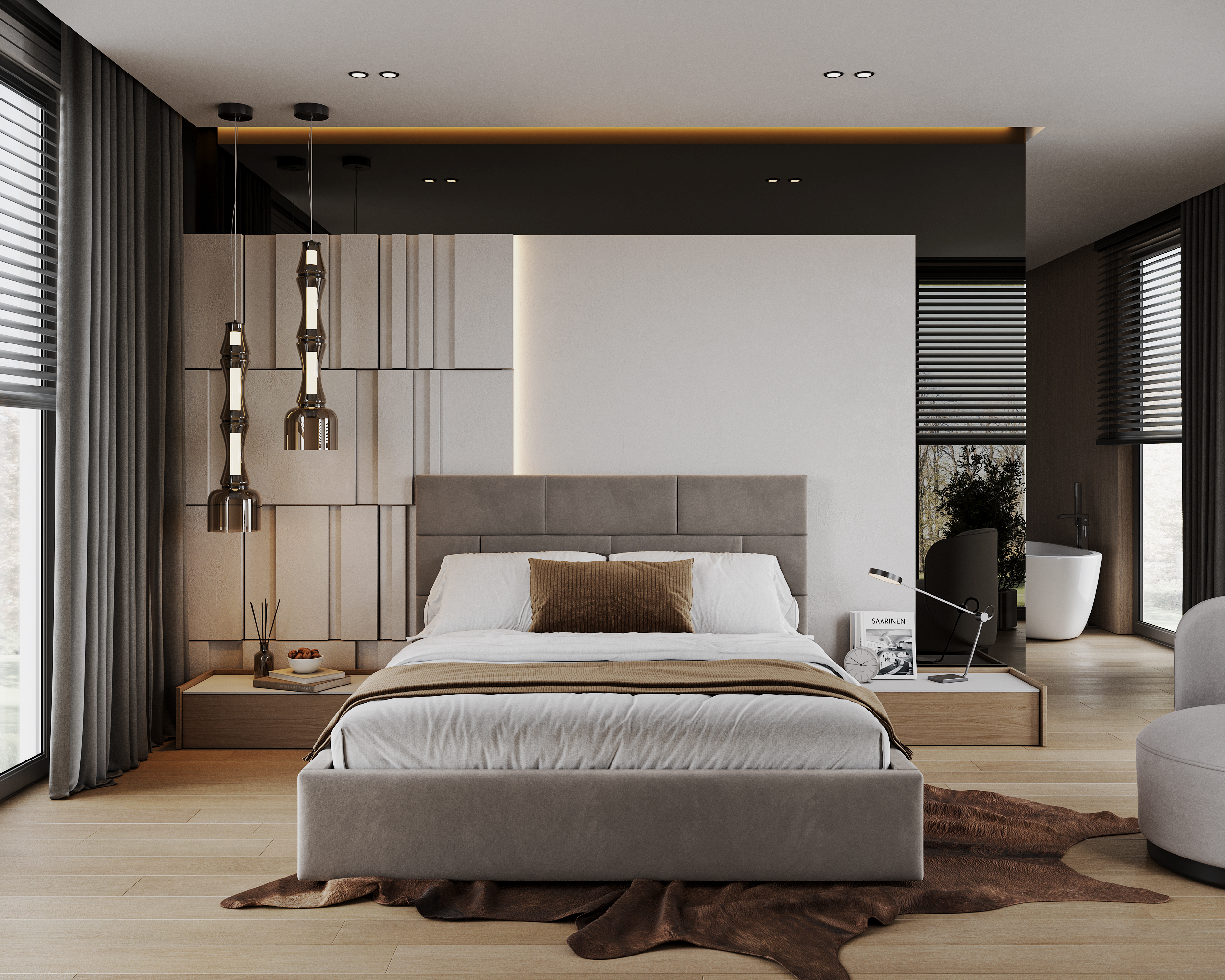 Čalouněná postel PASADENA PARIS 90x200 s kovovým roštem BÉŽOVÁ