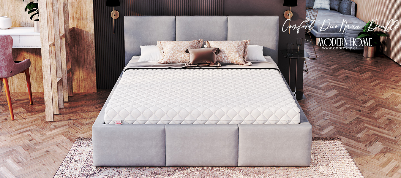 Pěnová matrace COMFORT DUO MAX DOUBLE 80x200cm 19cm
