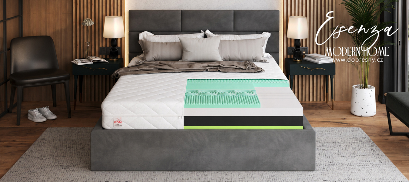 Pěnová matrace ESENZA JERSEY 80x200cm 24cm