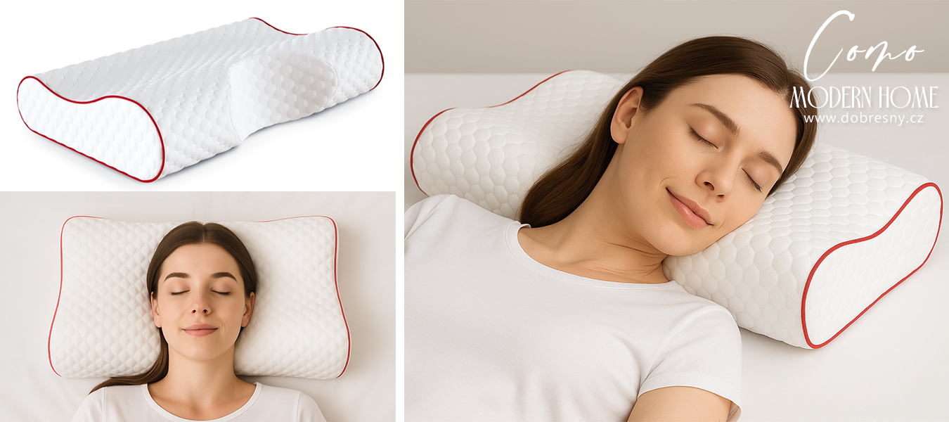 Paměťový polštář COMO CONTOUR POINT 50x33cm