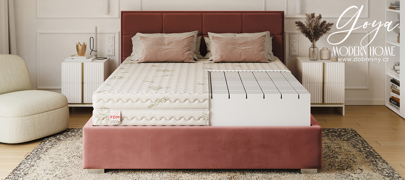Pěnová matrace GOYA MAX PLUS ALOE 180x200 cm 25 cm