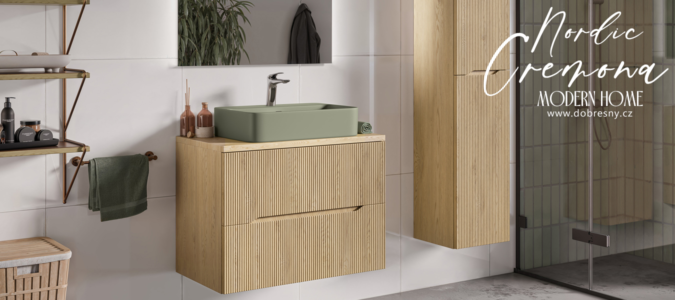 Koupelnová deska NORDIC CREMONA 80 cm