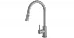 Kuchyňská baterie se sprchou TARU SLIM šedá