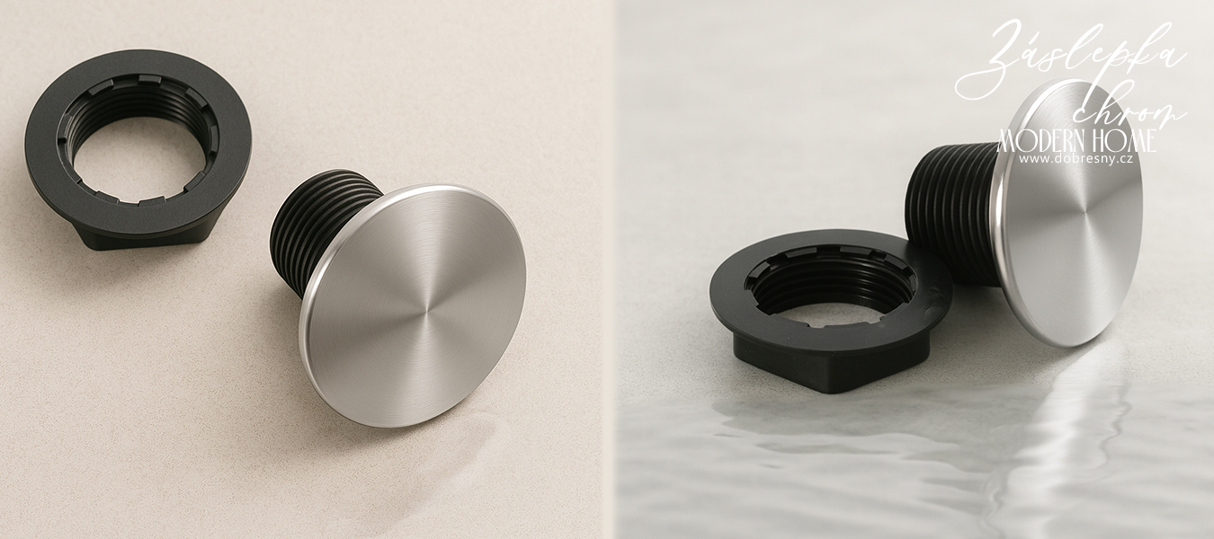 Záslepka do dřezu 35mm CHROM