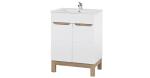 Koupelnová skříňka BALI WHITE 60cm s umyvadlem