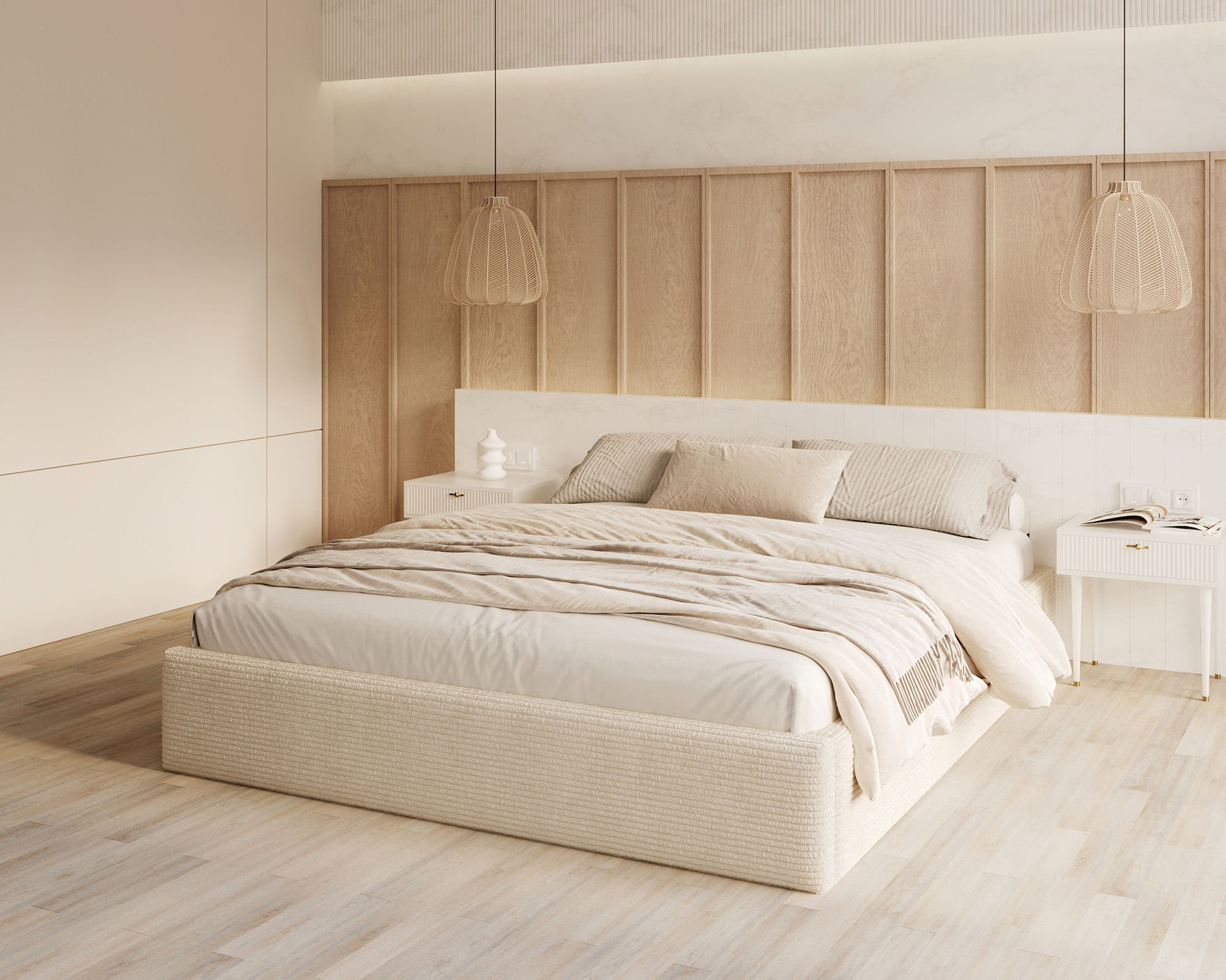 Čalouněná postel ORLANDO 180x200 Krémová Sztruks s úložným prostorem kovový rošt