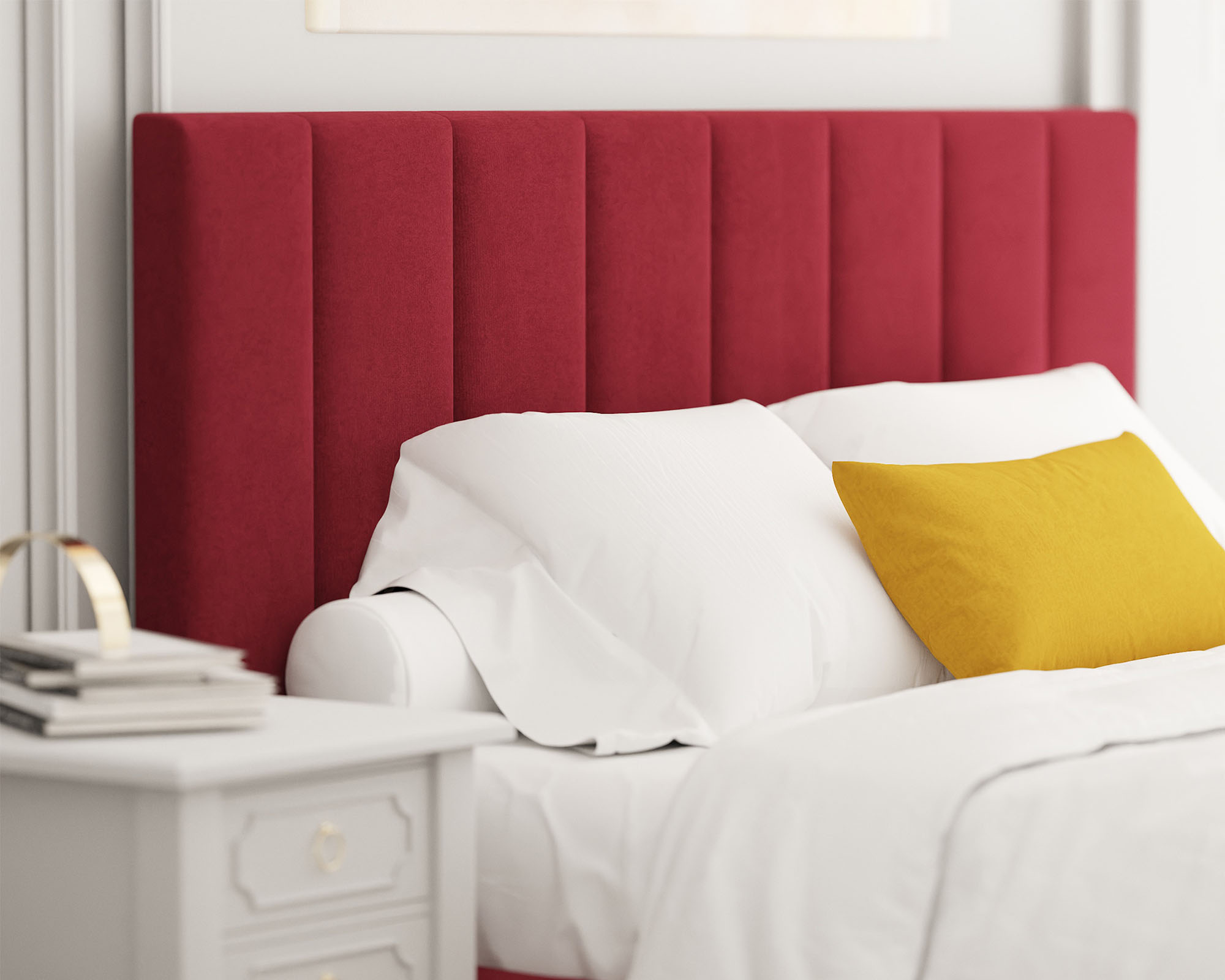 Čalouněná postel COLORADO 90x200 s kovovým zdvižným roštem VÍNOVÁ PARIS