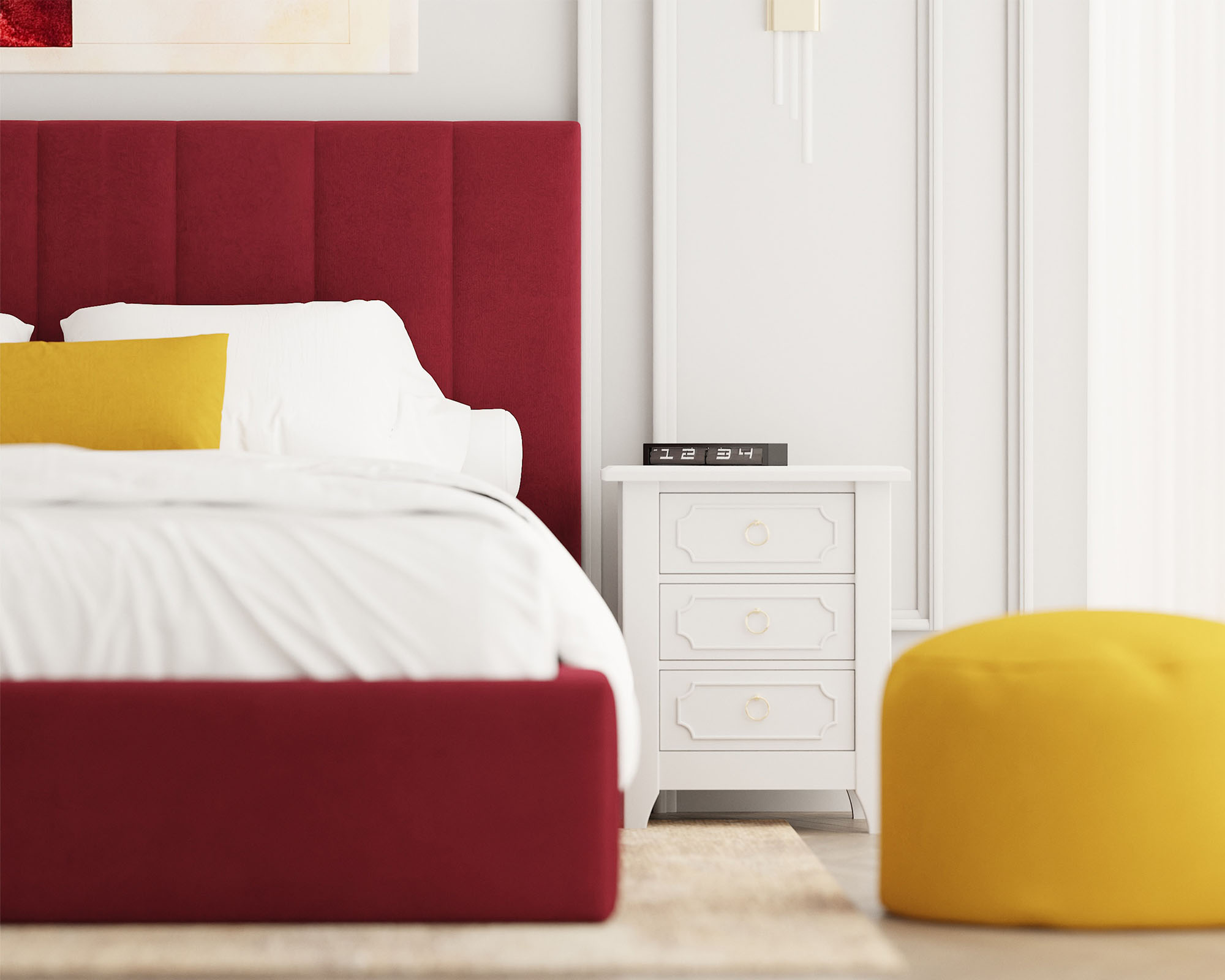 Čalouněná postel COLORADO 180x200 s kovovým zdvižným roštem VÍNOVÁ PARIS